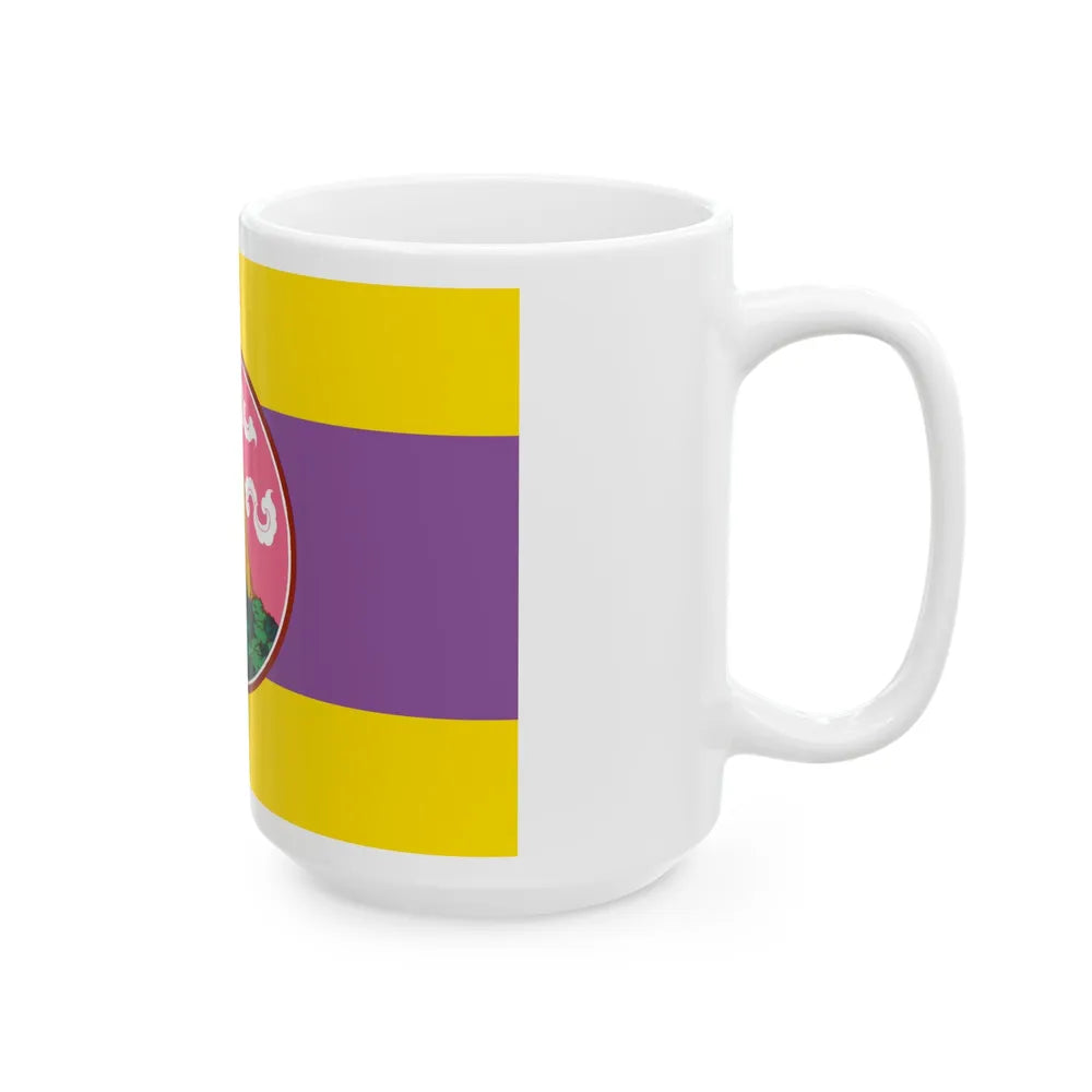 Flag of Phatthalung Province Thailand - White Coffee Mug-Go Mug Yourself