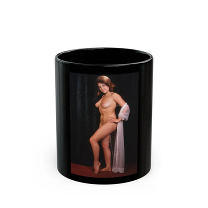 June Palmer #338 - Nude (Vintage Female Icon) Black Coffee Mug-11oz-Go Mug Yourself