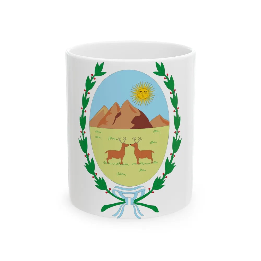 Coat of Arms San Luis Argentina - White Coffee Mug-11oz-Go Mug Yourself