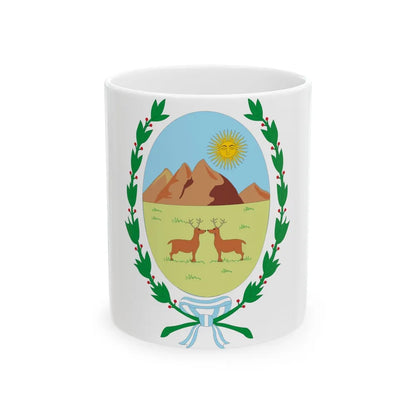 Coat of Arms San Luis Argentina - White Coffee Mug-11oz-Go Mug Yourself