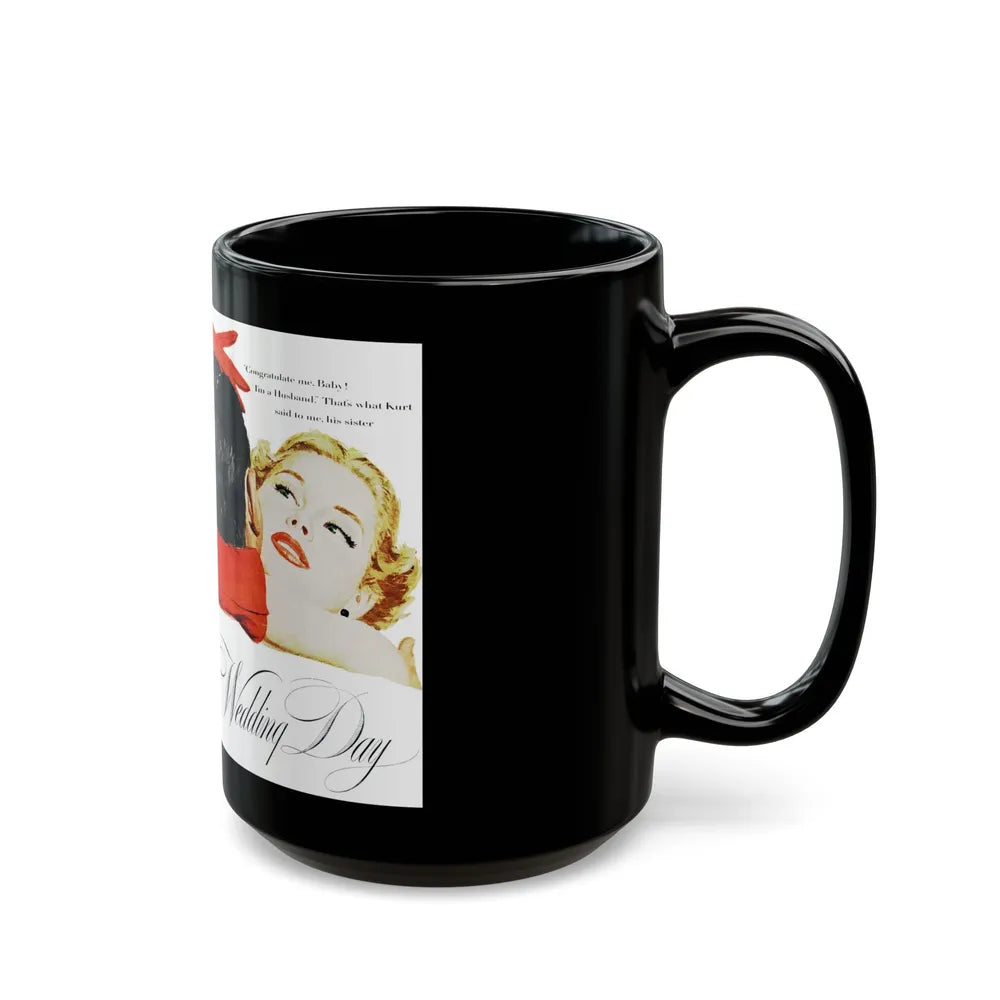 Comes a Wedding Day, Good Housekeeping, November 1952 - Black Coffee Mug-Go Mug Yourself