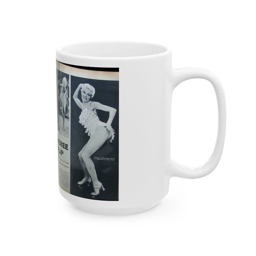 Sheree North #128 - Mag. Article (Vintage Female Icon) White Coffee Mug-Go Mug Yourself