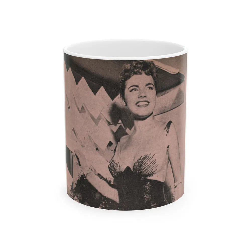 Terry Moore #521 - Magazine Photo Page Clipping (Vintage Female Icon) White Coffee Mug-11oz-Go Mug Yourself