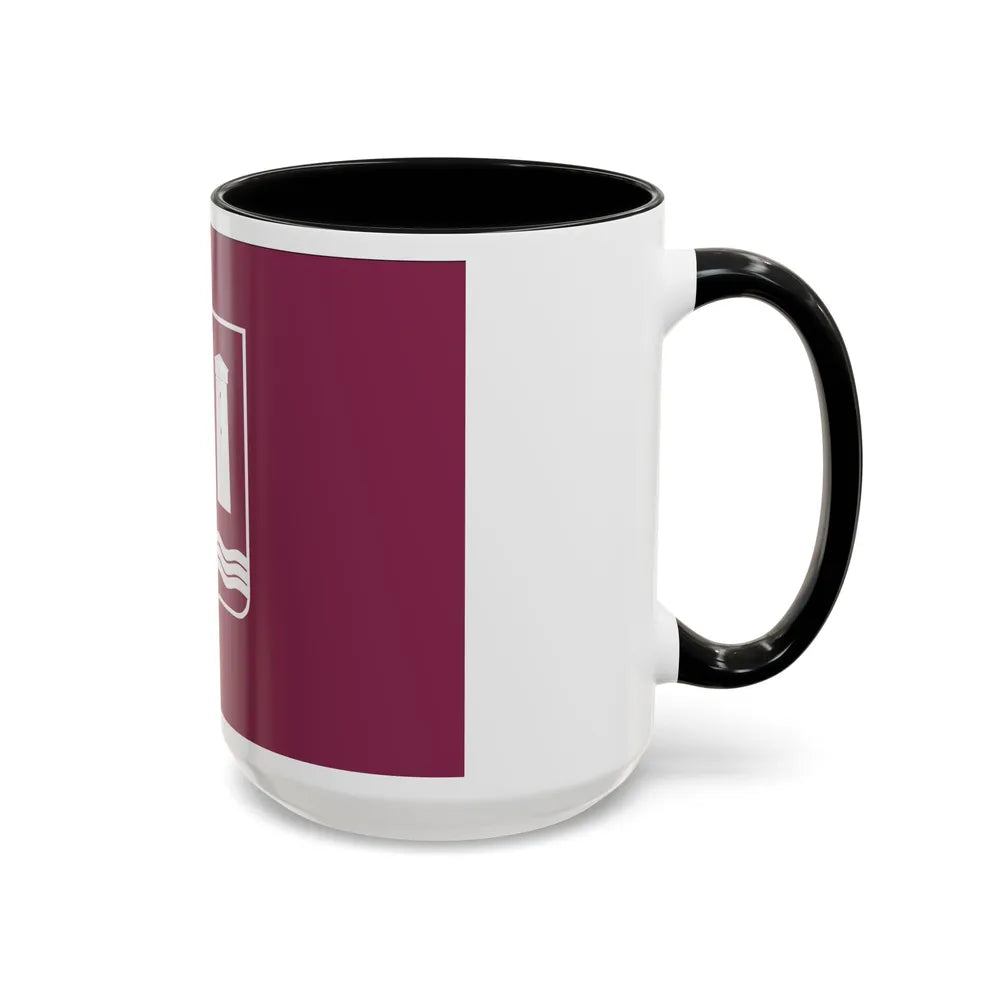 Flag of Ambrolauri Georgia - Accent Coffee Mug-Go Mug Yourself