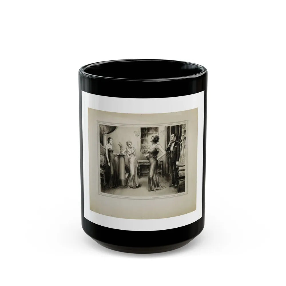 Evening Party - Black Coffee Mug-15oz-Go Mug Yourself