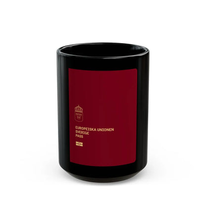 Swedish Passport 2022 - Black Coffee Mug-15oz-Go Mug Yourself