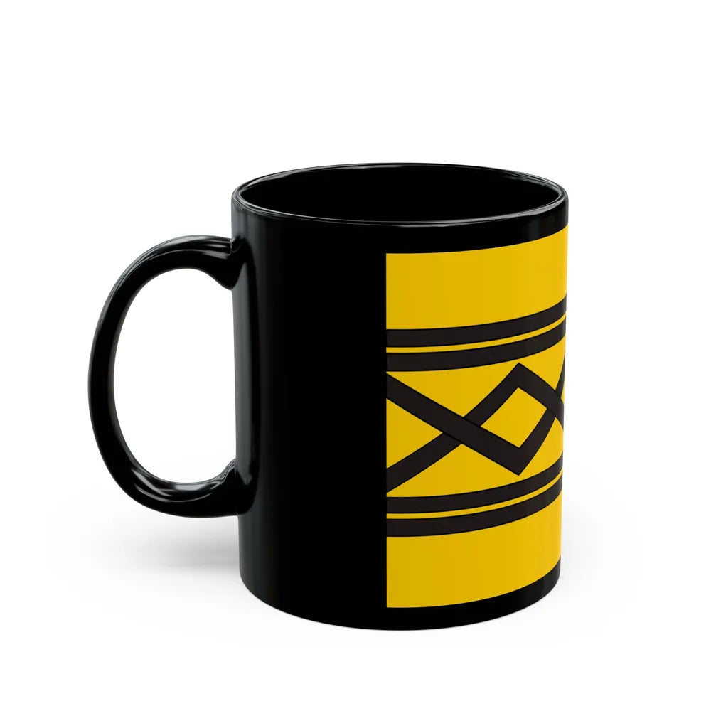 Flag of West Midlands County UK - Black Coffee Mug-Go Mug Yourself