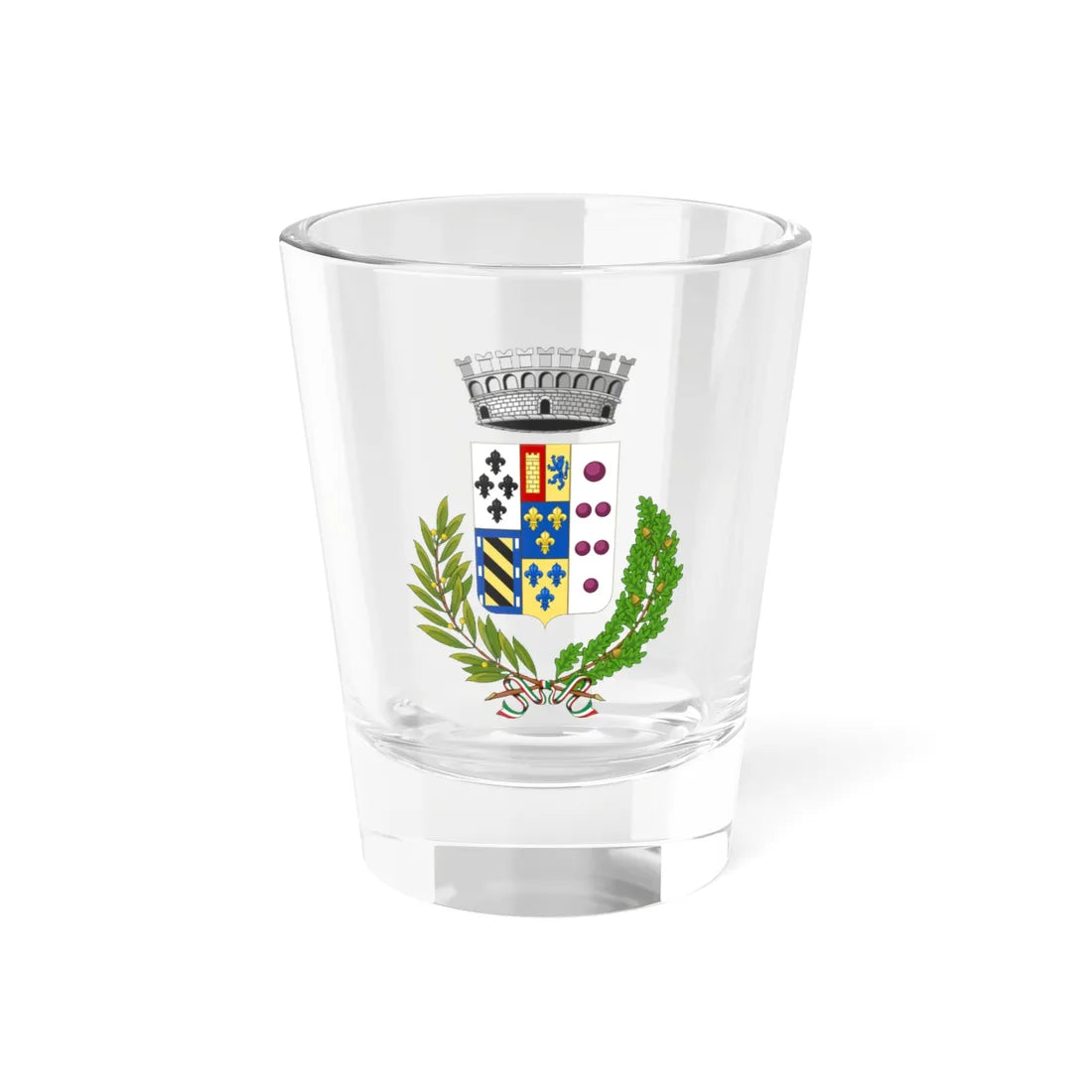 Ficarra-Stemma (Italy) (Coat of Arms) Shot Glass 1.5oz 1.5oz - Go Mug Yourself