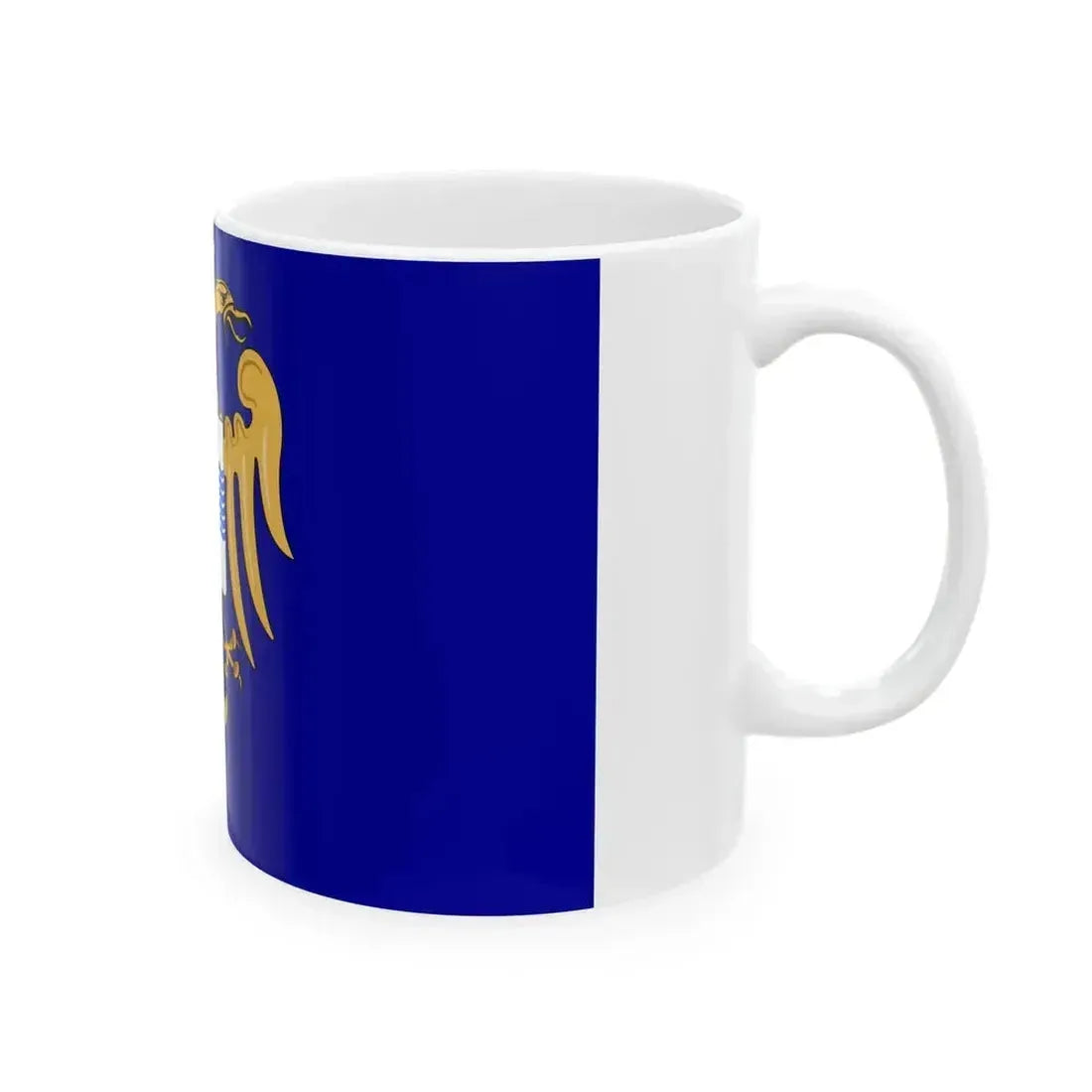 Fictional flag for Great Lucania (Italy) White Coffee Mug - Go Mug Yourself