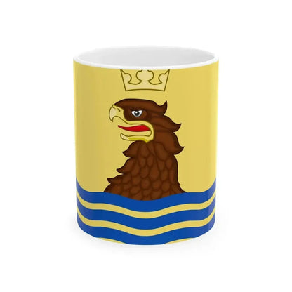 Fictional flag of Basilicata (Italy) White Coffee Mug 11oz - Go Mug Yourself