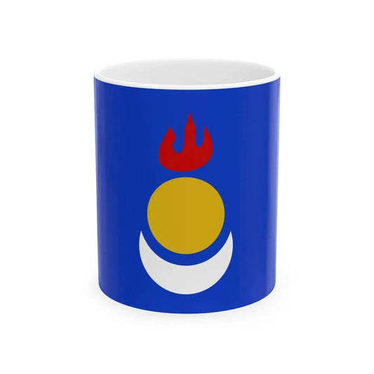 Fictional Flag of Inner Mongolia (China) White Coffee Mug 11oz - Go Mug Yourself