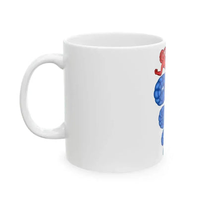 Fictional flag of Lombardy (Italy) White Coffee Mug - Go Mug Yourself