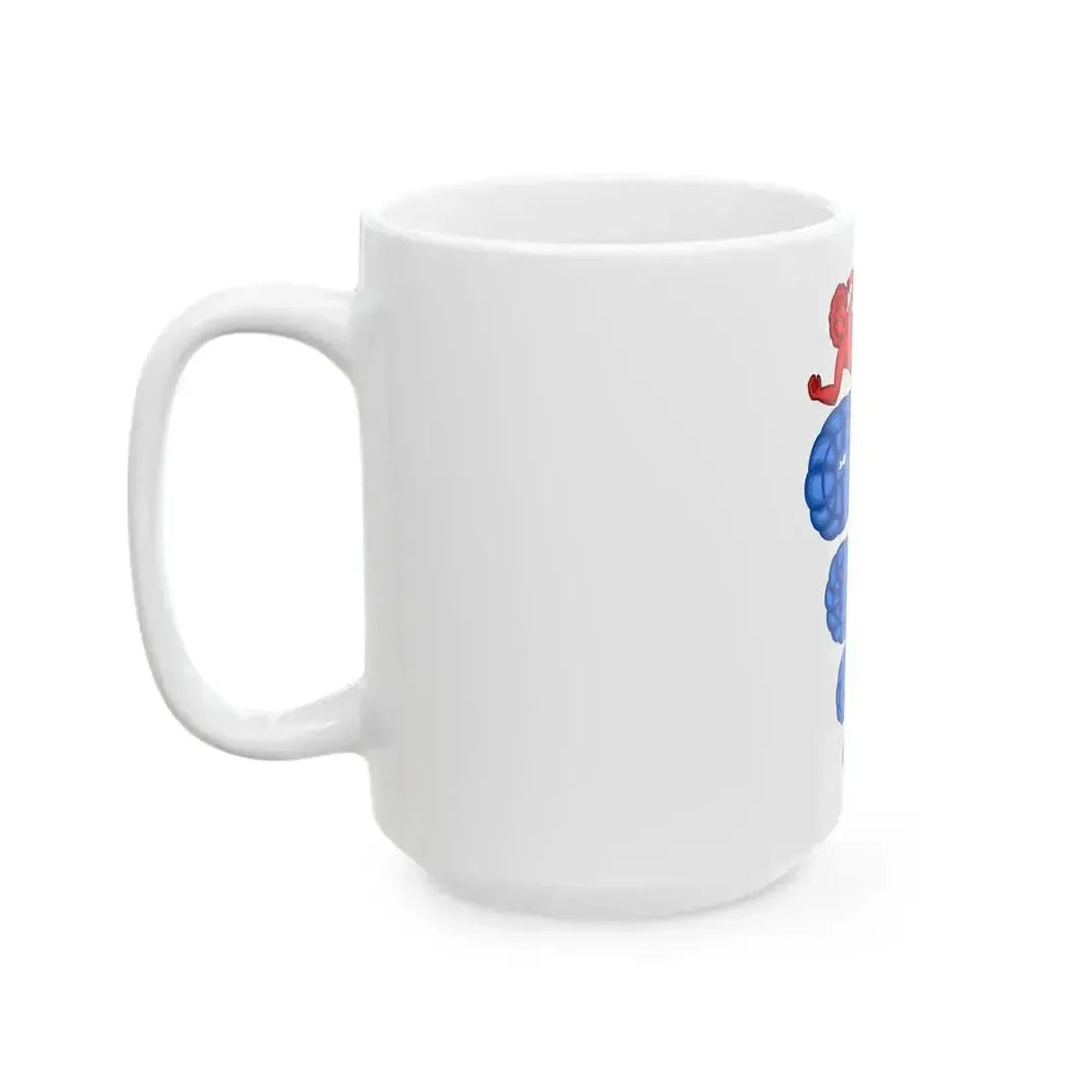Fictional flag of Lombardy (Italy) White Coffee Mug - Go Mug Yourself