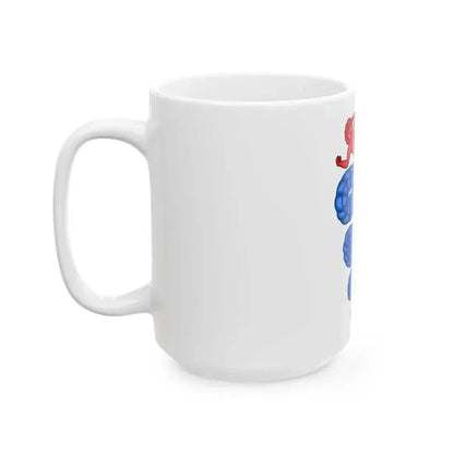 Fictional flag of Lombardy (Italy) White Coffee Mug - Go Mug Yourself