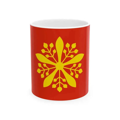 Fictional Flag of Manchuria (China) White Coffee Mug 11oz - Go Mug Yourself