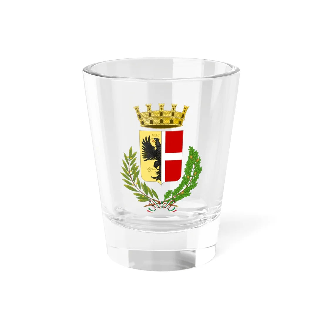 Fidenza-Stemma (Italy) (Coat of Arms) Shot Glass 1.5oz 1.5oz - Go Mug Yourself