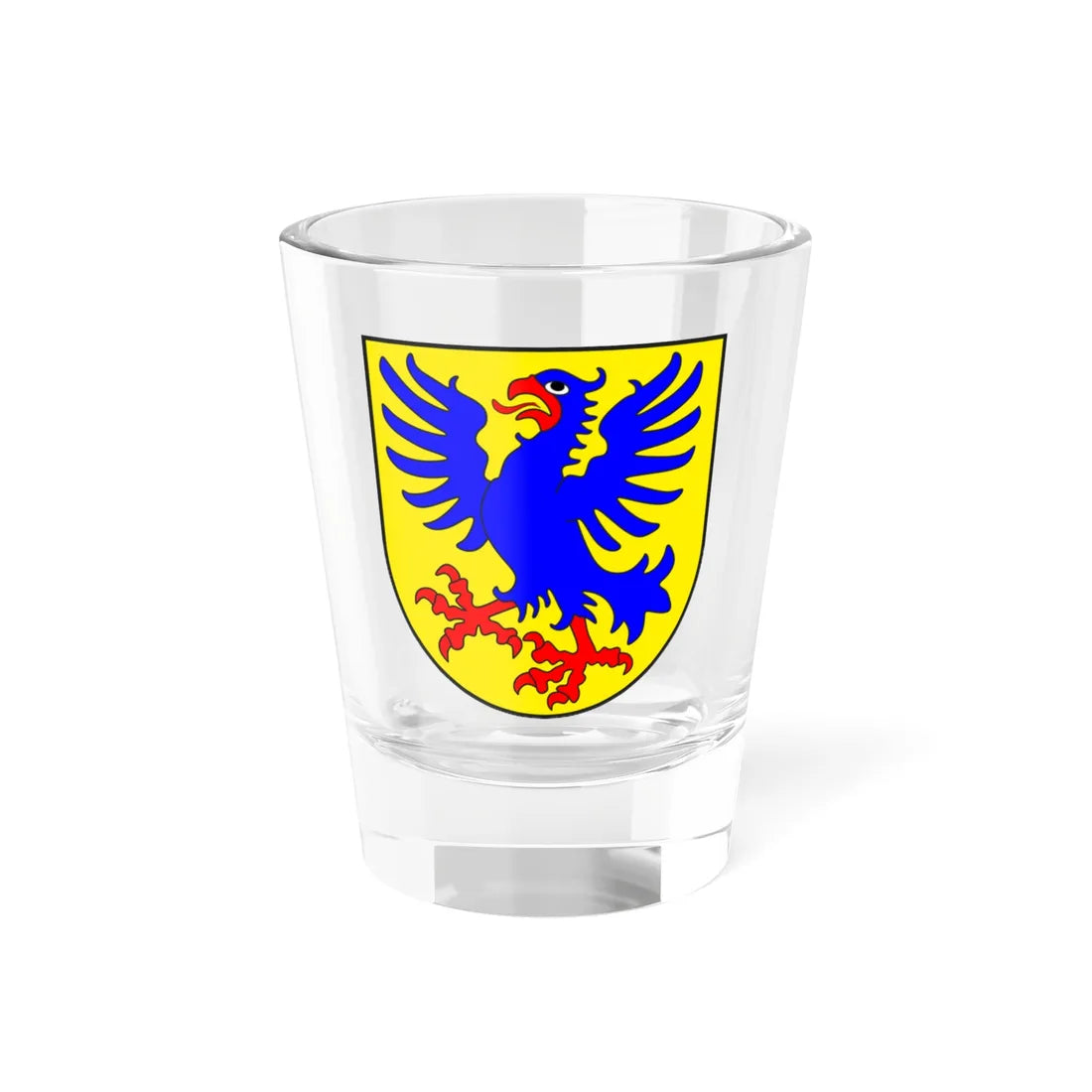 Fideris wappen (Switzerland) (Coat of Arms) Shot Glass 1.5oz 1.5oz - Go Mug Yourself