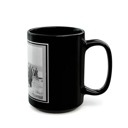 Field And Staff Of 39th U.S. Colored Infantry, In Front Of Petersburg, Va. (U.S. Civil War) Black Coffee Mug - Go Mug Yourself