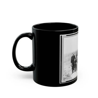 Field And Staff Of 39th U.S. Colored Infantry, In Front Of Petersburg, Va. (U.S. Civil War) Black Coffee Mug - Go Mug Yourself