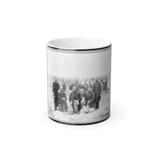 Field and Staff of 39Th U.S. Colored Infantry, in Front of Petersburg, Va. (U.S. Civil War) Color Changing Coffee Mug 11oz Default Title 11oz - Go Mug Yourself