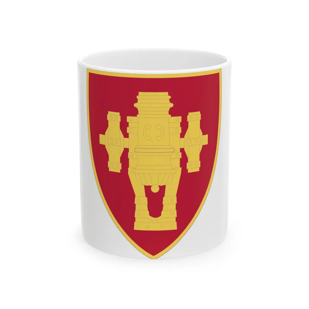 Field Artillery Center and School v2 (U.S. Army) White Coffee Mug-11oz-Go Mug Yourself