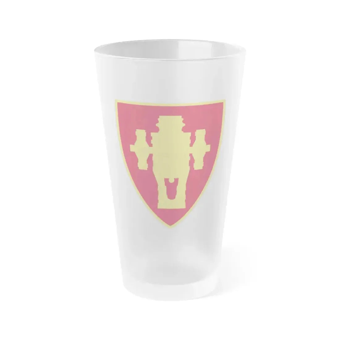 Field Artillery Center and School v2 (U.S. Army) Frosted Pint Glass 16oz Default Title - Go Mug Yourself