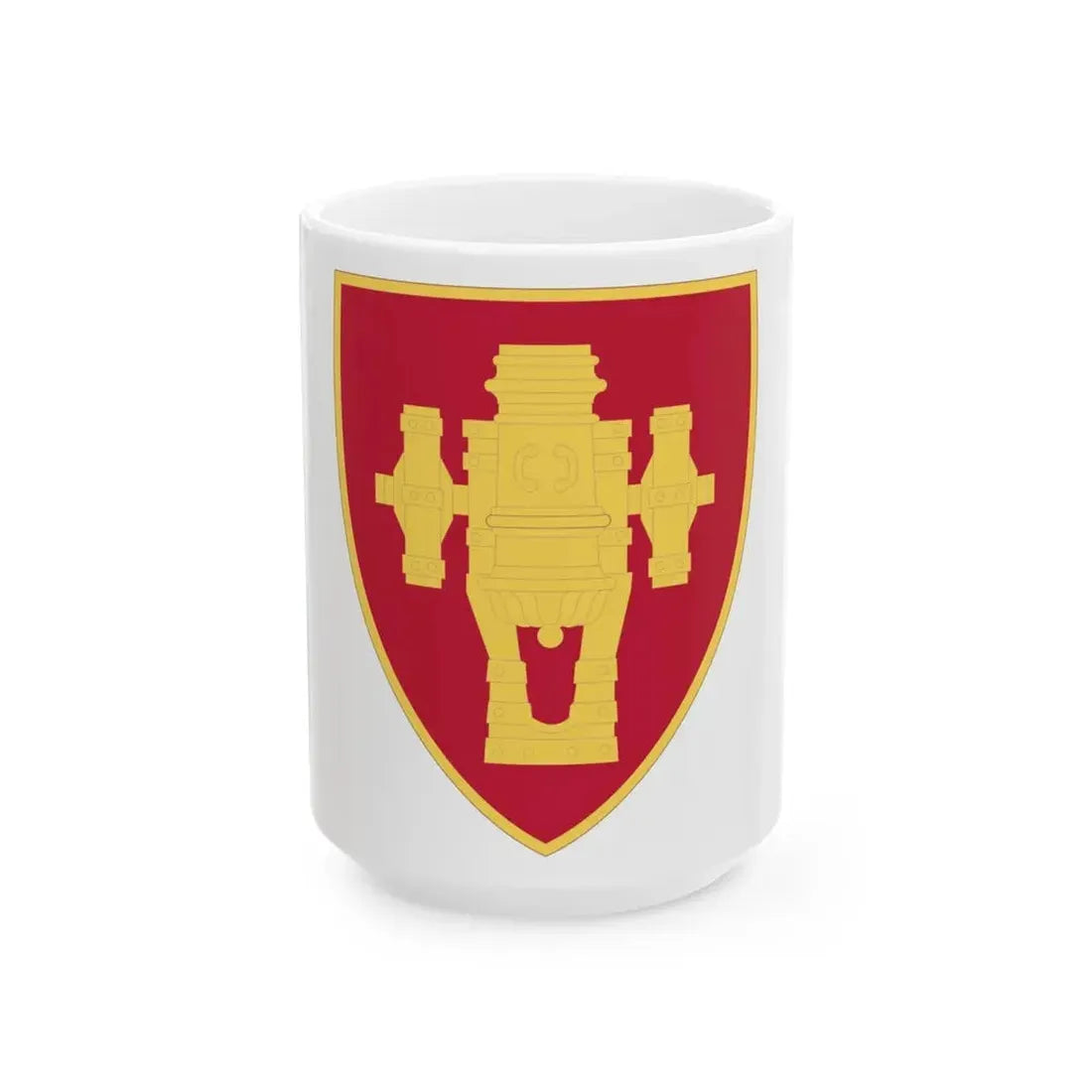 Field Artillery Center and School v2 (U.S. Army) White Coffee Mug 15oz - Go Mug Yourself