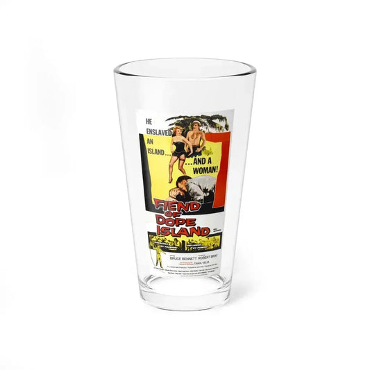 FIEND OF DOPE ISLAND 1960 Movie Poster - Pint Glass 16oz 16oz - Go Mug Yourself