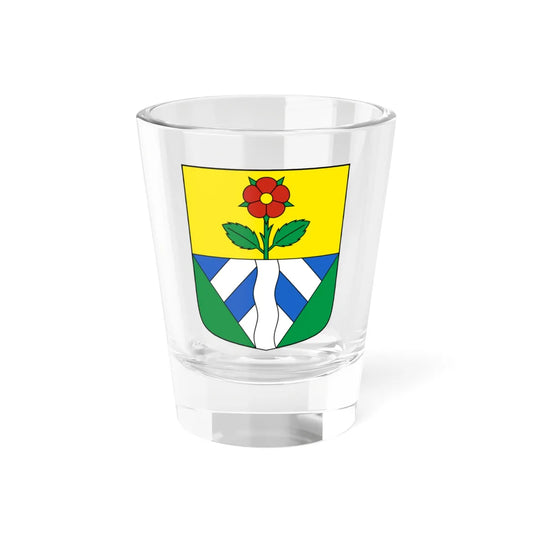 Fieschertal-blazon (Switzerland) (Coat of Arms) Shot Glass 1.5oz 1.5oz - Go Mug Yourself