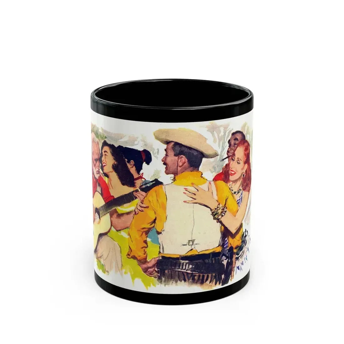 Fiesta, 1940s - Black Coffee Mug 11oz - Go Mug Yourself