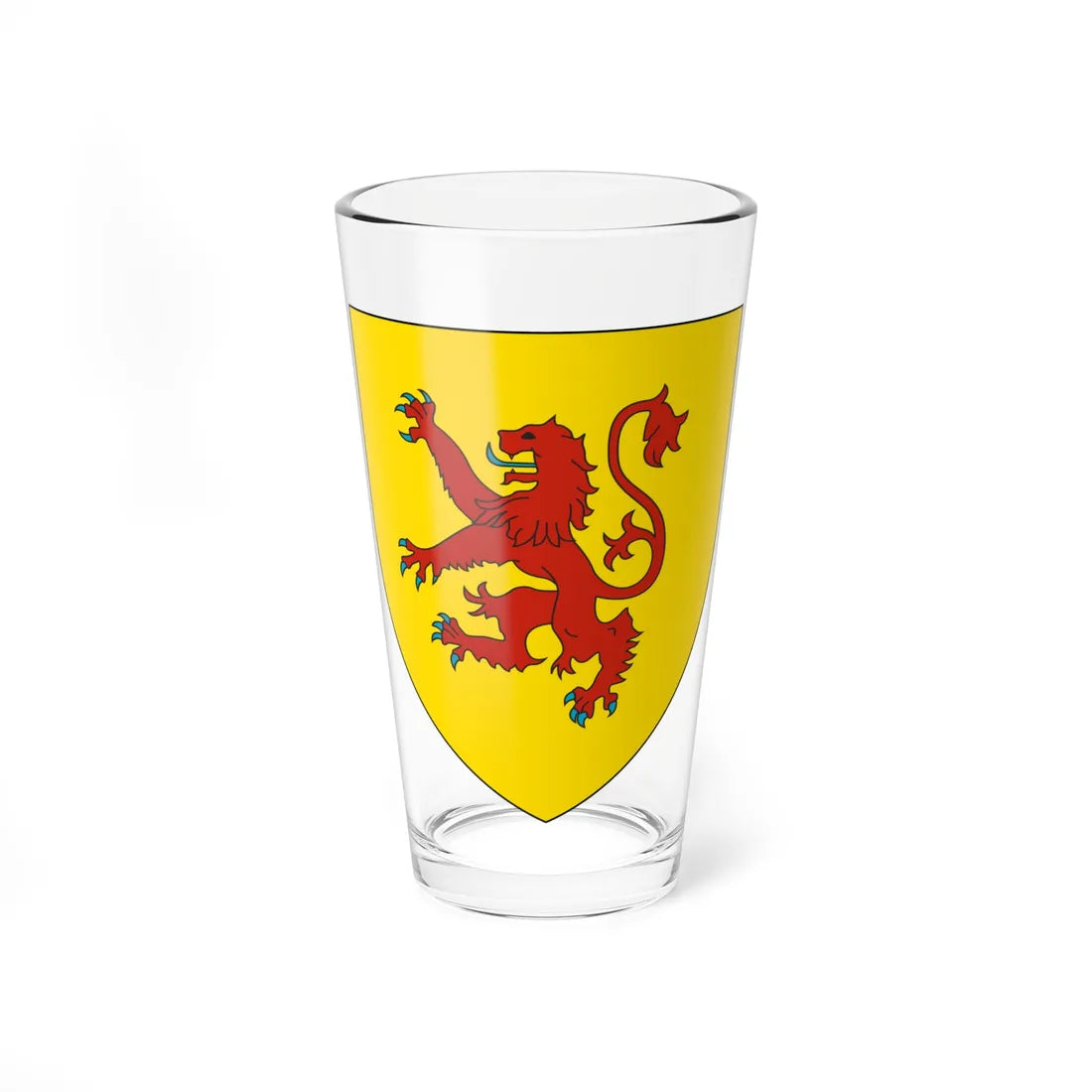 Fife COA (Scotland) (Coat of Arms) Pint Glass 16oz 16oz - Go Mug Yourself