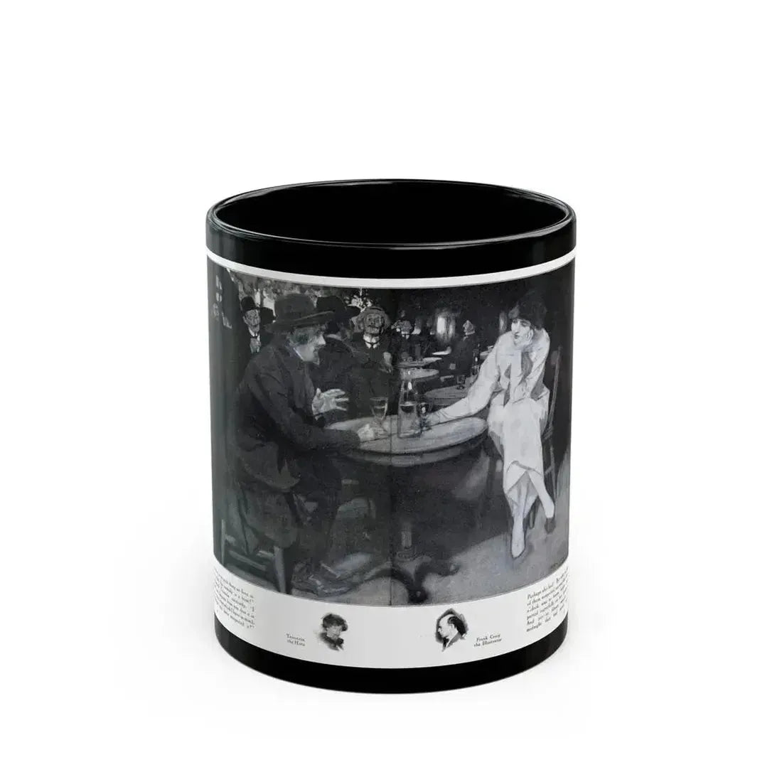 Fifi at the Vaudeville (2), Hearst's Magazine, March 1914 - Black Coffee Mug 11oz - Go Mug Yourself