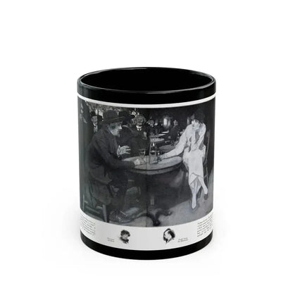 Fifi at the Vaudeville (2), Hearst's Magazine, March 1914 - Black Coffee Mug 11oz - Go Mug Yourself