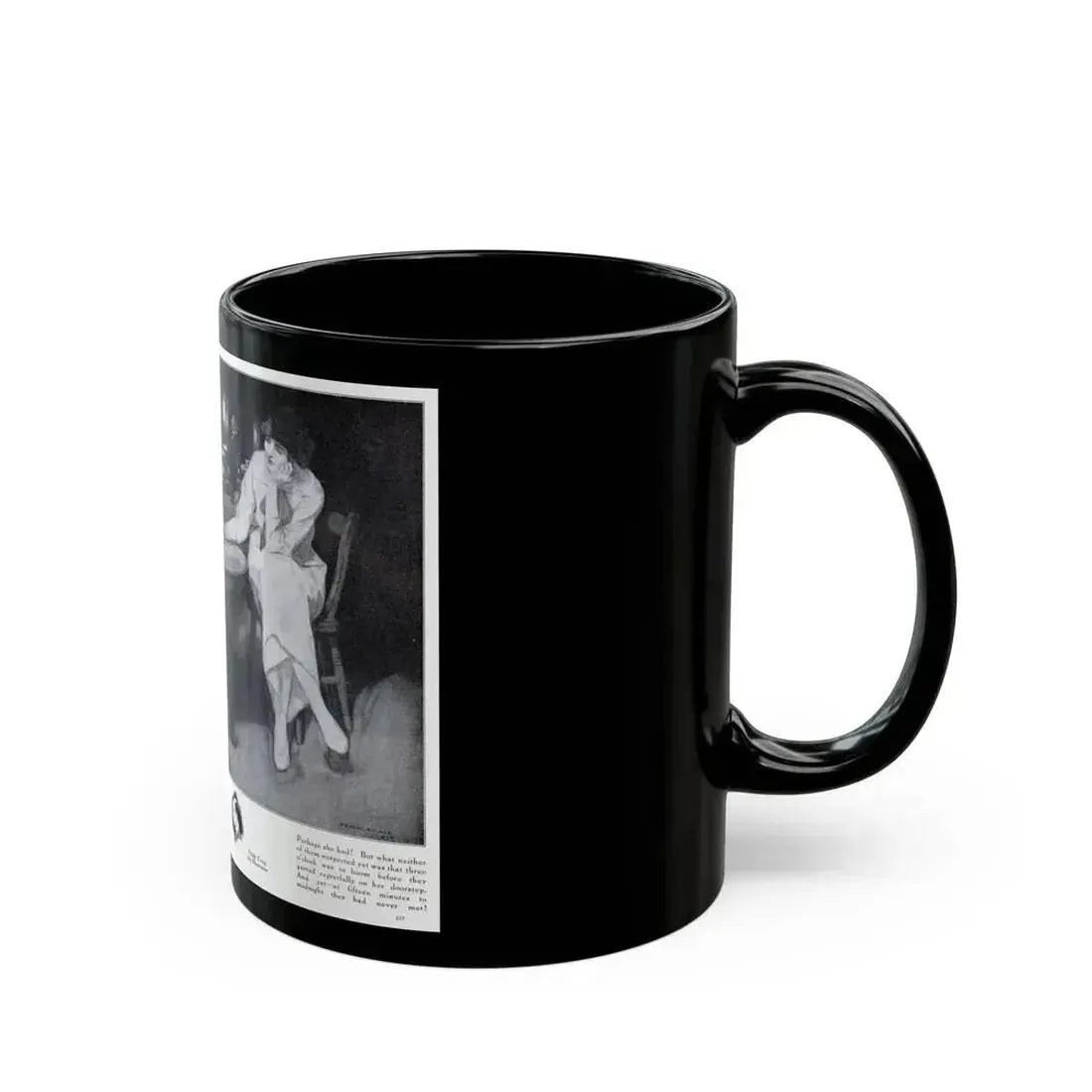 Fifi at the Vaudeville (2), Hearst's Magazine, March 1914 - Black Coffee Mug - Go Mug Yourself