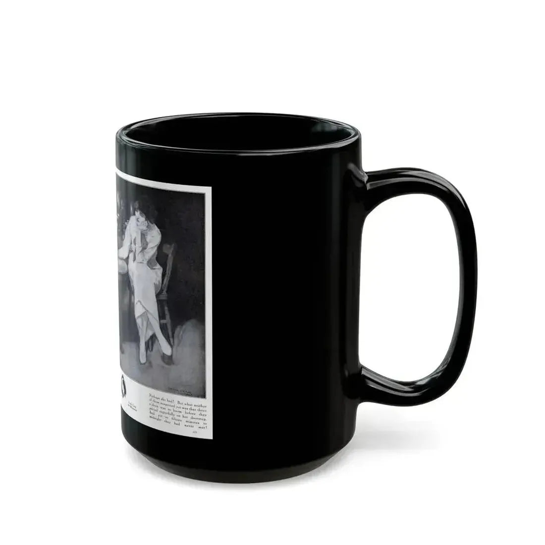Fifi at the Vaudeville (2), Hearst's Magazine, March 1914 - Black Coffee Mug - Go Mug Yourself