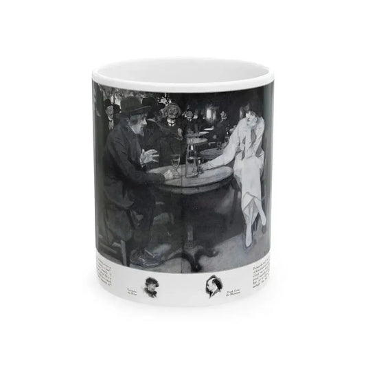 Fifi at the Vaudeville (2), Hearst's Magazine, March 1914 - White Coffee Mug 11oz - Go Mug Yourself