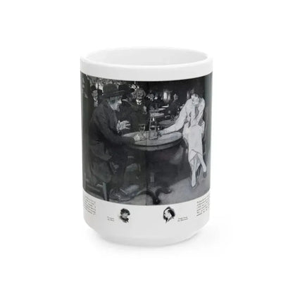 Fifi at the Vaudeville (2), Hearst's Magazine, March 1914 - White Coffee Mug 15oz - Go Mug Yourself