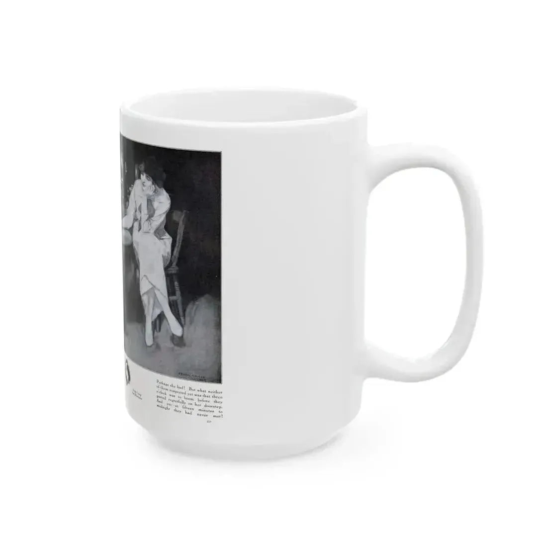 Fifi at the Vaudeville (2), Hearst's Magazine, March 1914 - White Coffee Mug - Go Mug Yourself