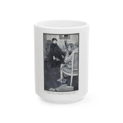 Fifi at the Vaudeville (3), Hearst's Magazine, March 1914 - White Coffee Mug 15oz - Go Mug Yourself