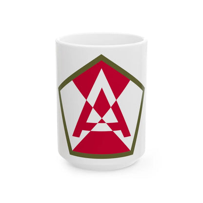 Fifteenth United States (U.S. Army) White Coffee Mug-15oz-Go Mug Yourself