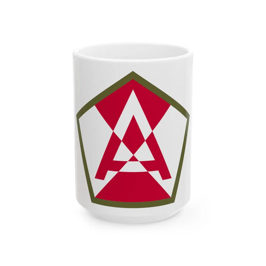 Fifteenth United States (U.S. Army) White Coffee Mug-15oz-Go Mug Yourself