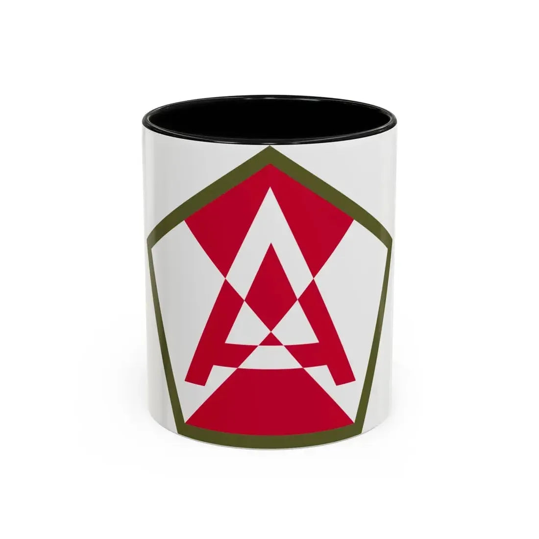 Fifteenth United States (U.S. Army) Accent Coffee Mug 11oz Black - Go Mug Yourself