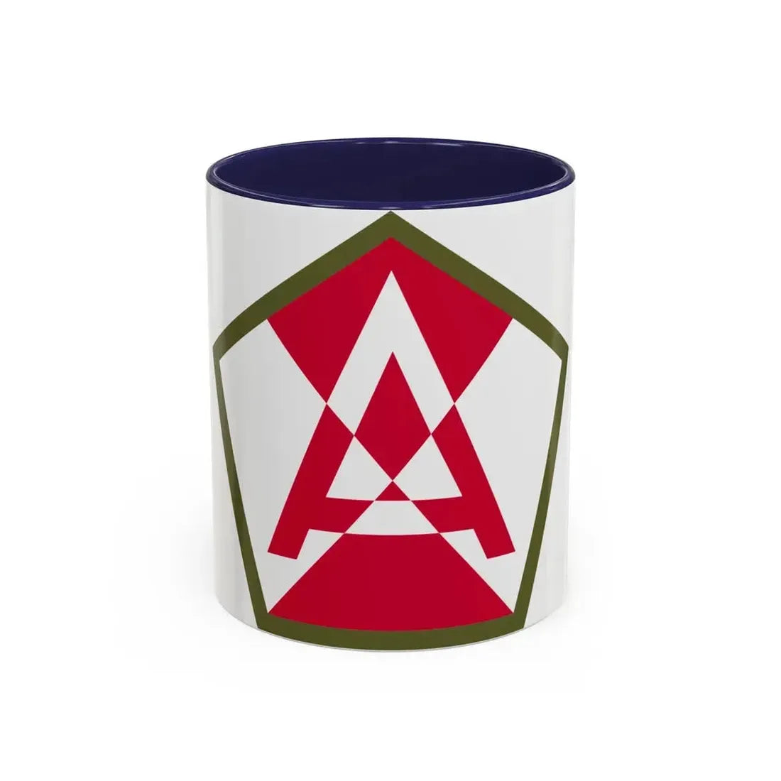 Fifteenth United States (U.S. Army) Accent Coffee Mug 11oz Navy - Go Mug Yourself