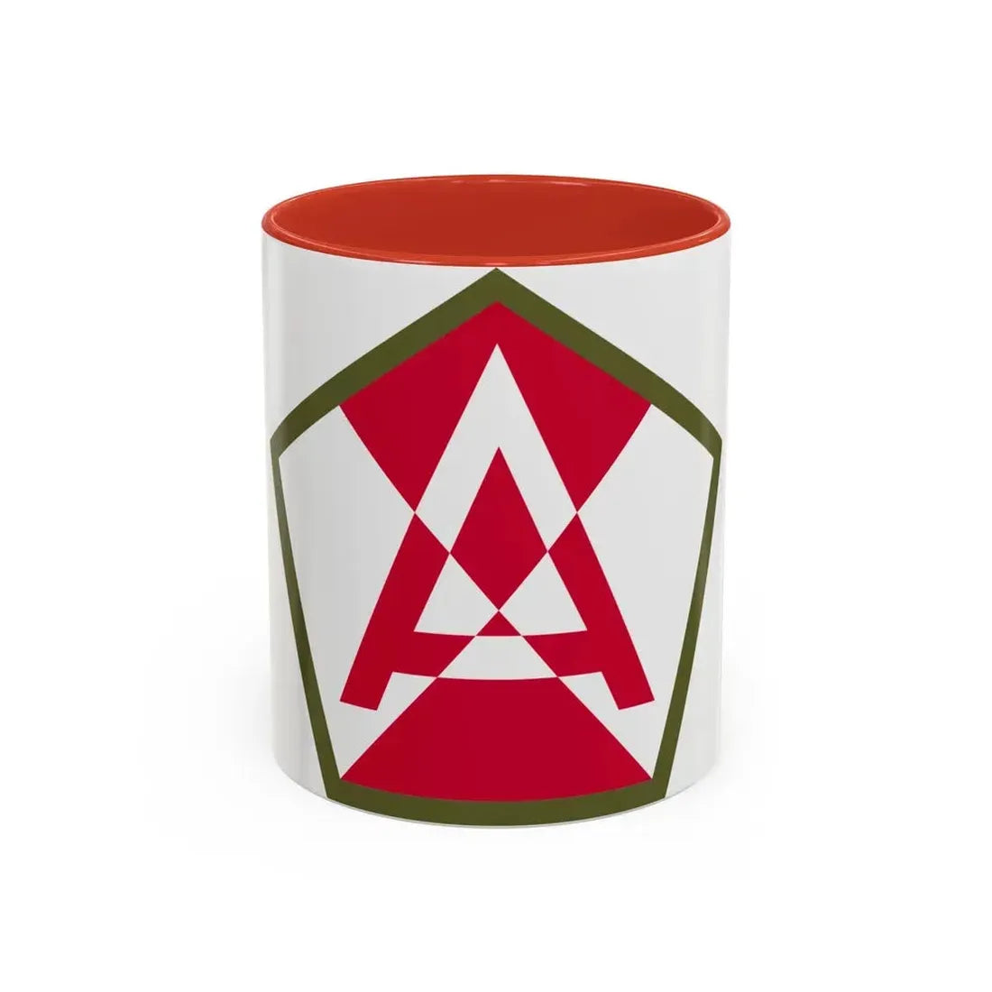 Fifteenth United States (U.S. Army) Accent Coffee Mug 11oz Red - Go Mug Yourself