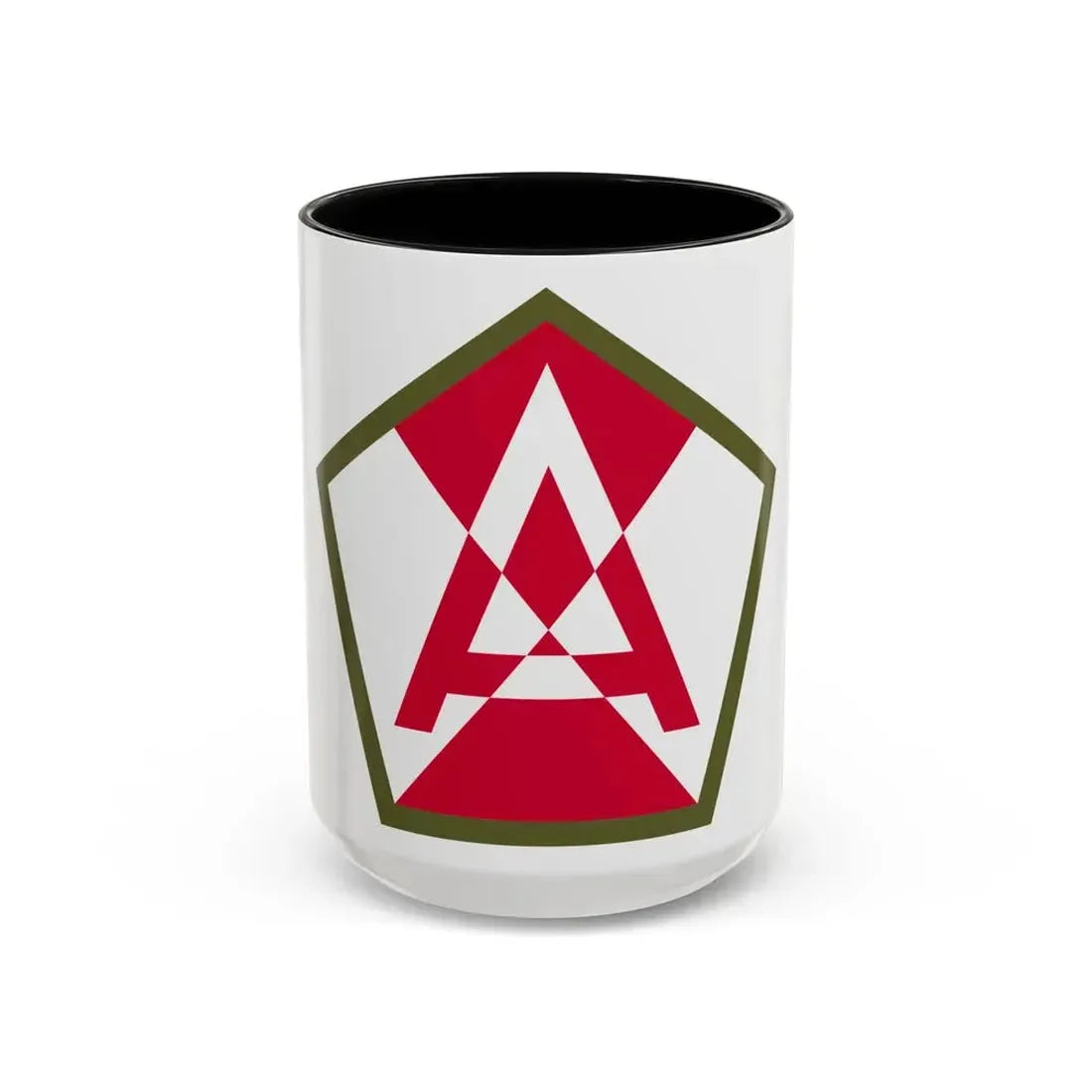 Fifteenth United States (U.S. Army) Accent Coffee Mug 15oz Black - Go Mug Yourself