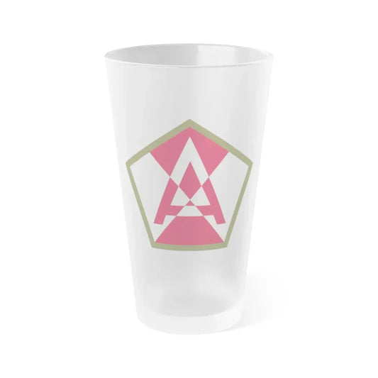 Fifteenth United States (U.S. Army) Frosted Pint Glass 16oz Default Title - Go Mug Yourself