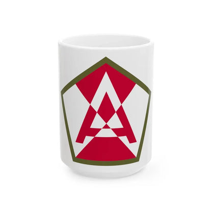 Fifteenth United States (U.S. Army) White Coffee Mug 15oz - Go Mug Yourself
