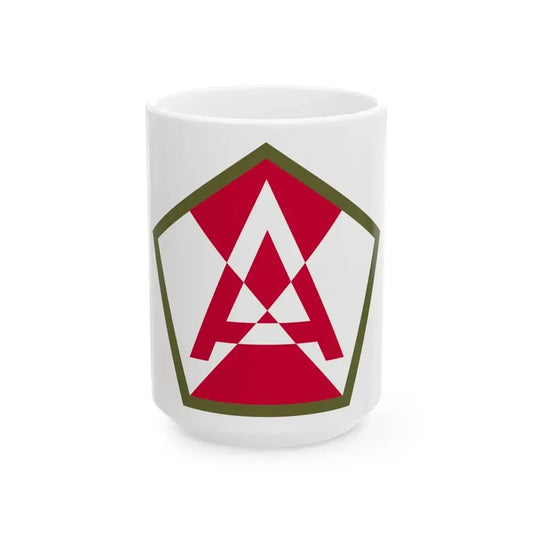 Fifteenth United States (U.S. Army) White Coffee Mug 15oz - Go Mug Yourself