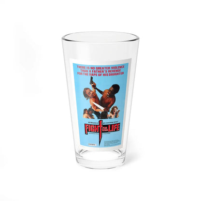 FIGHT FOR YOUR LIFE 1977 Movie Poster - Pint Glass 16oz-16oz-Go Mug Yourself