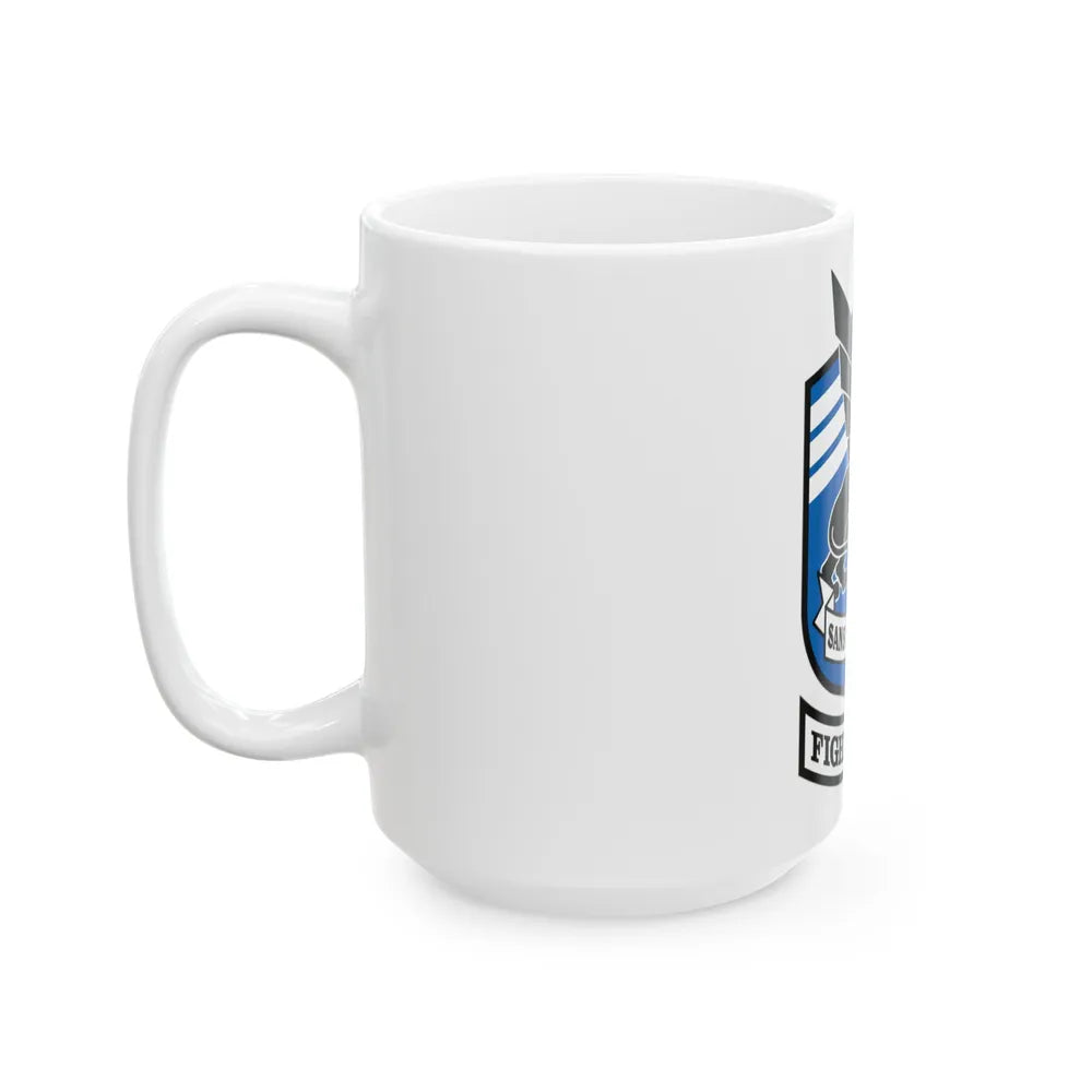 Fighting 143 sans reproache (U.S. Navy) White Coffee Mug-Go Mug Yourself